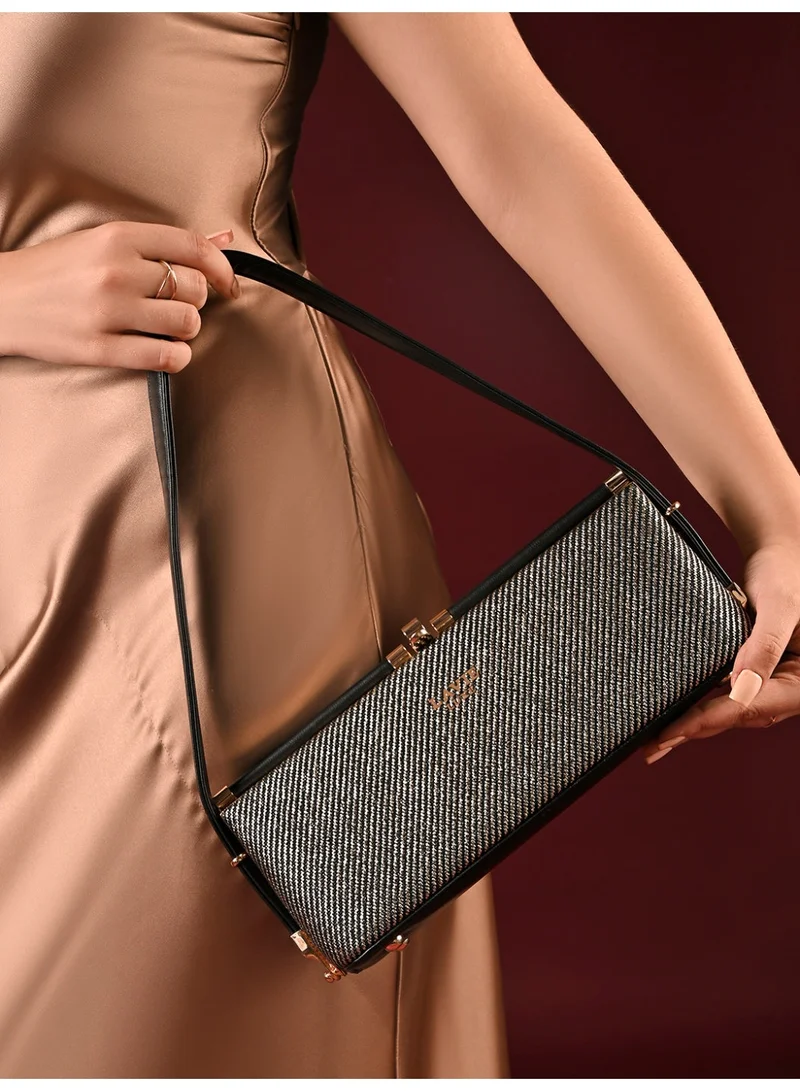 لافي فخامة نسائية براقة أفقية أسود